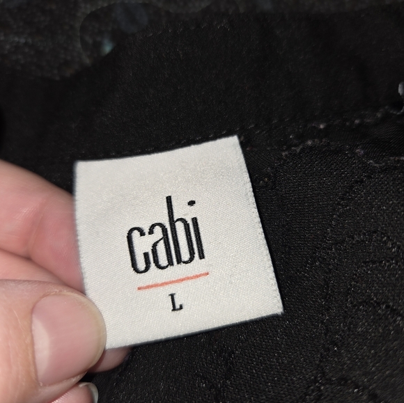 Women's Cabi Elegant Black Lace Sleeveless Top Size L - Picture 6 of 8